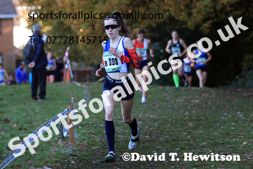Senior Womens 2025 National Cross Country Relays, Berry Hill Park, Mansfield. Photo: David T. Hewitson/Sports for All Pics